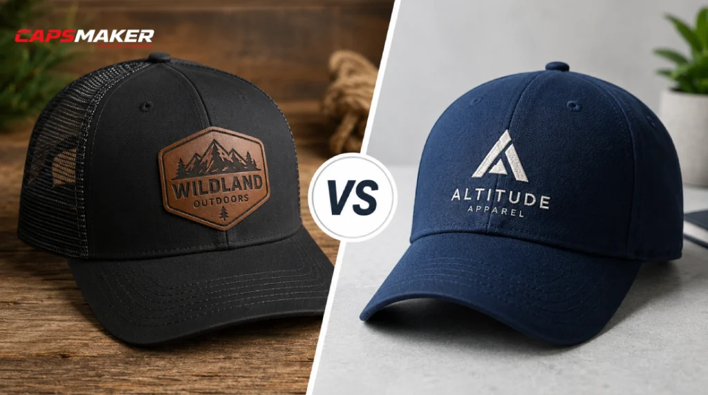Custom Trucker Caps vs Baseball Caps