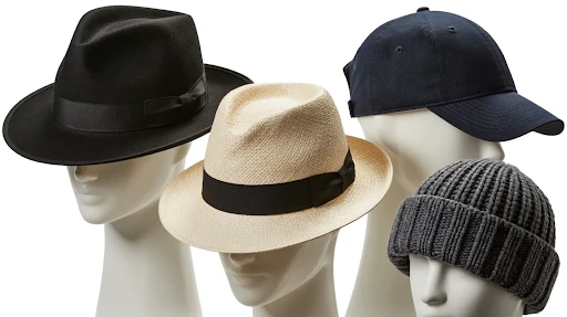 Different hat styles for big heads