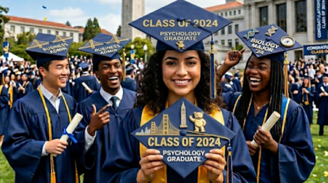 3D custom graduation caps for graduates