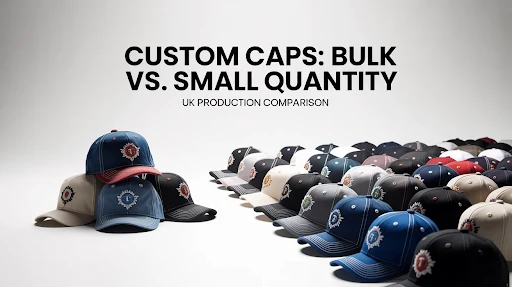Custom caps placed in bulk vs. small quantity